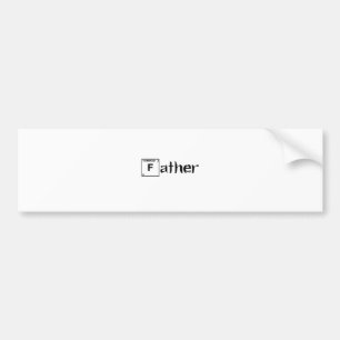 Father... Father's day gift Bumper Sticker