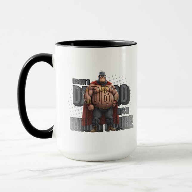 Father Figure Force: Unleash the Dad Bod Power! Mug (Left)