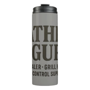 Father Figure Pun Dealer Funny Dad Shirt Thermal Tumbler