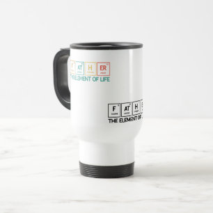 Father Funny Periodic Table Dad Travel Mug