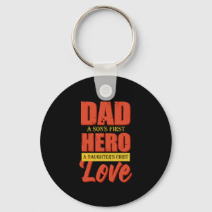 Father Gift   Dad Hero Love Key Ring