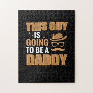 Father Gift This Guy Is Going To Be A Daddy Jigsaw Puzzle