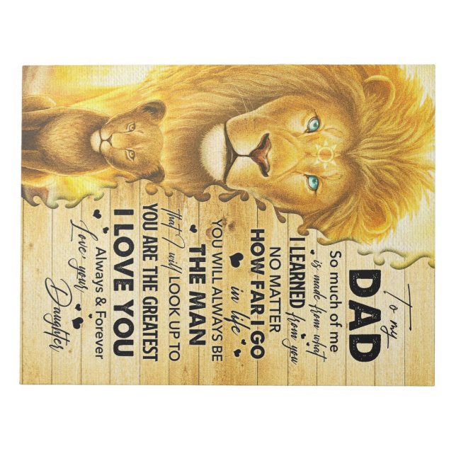 Father Gift To My Dad I Learned From You Notepad (Front)