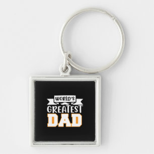 Father Gift World's Greatest Dad Key Ring