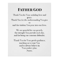 Father God Everyday Prayer