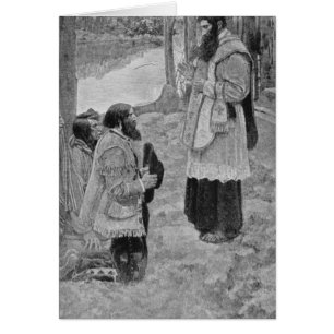 Father Hennepin Celebrating Mass