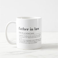 Father In Law Coffee Mug Gift