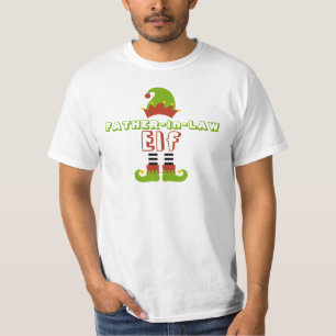 Father in Law Elf Christmas Xmas Holiday Cute T-Shirt