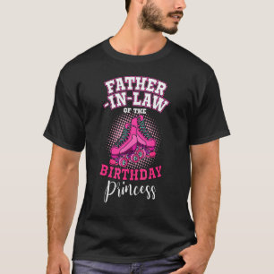 Father In Law Of The Birthday Princess Roller Skat T-Shirt