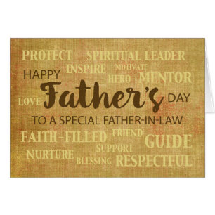 Father-in-Law Religious Father's Day Qualities