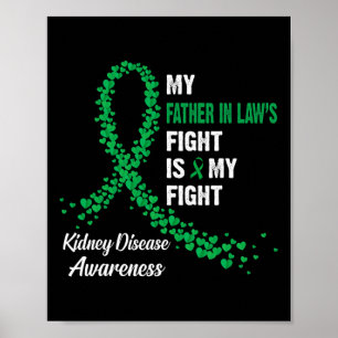 Father In Law's Fight My Fight Kidney Disease Awar Poster