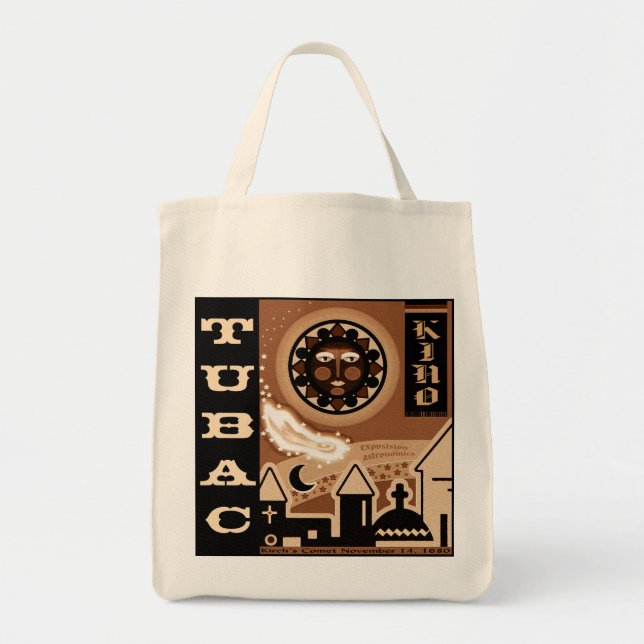 Father Kino and the Great Comet of 1680  tote bag (Front)
