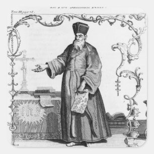 Father Matteo Ricci Square Sticker