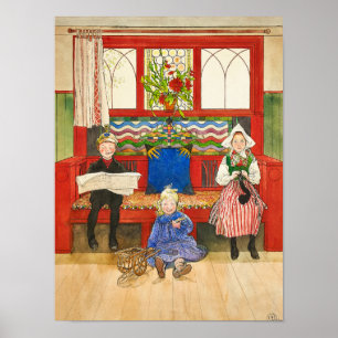 Father, Mother and Child, 1906 by Carl Larsson Poster