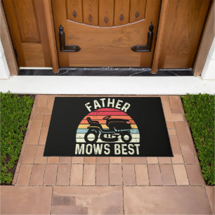 Father Mows Best Doormat