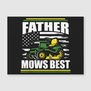 Father Mows Best Funny Lawn Mower American Flag Fa