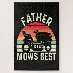 Father Mows Best Jigsaw Puzzle
