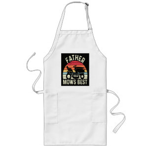 Father Mows Best Long Apron