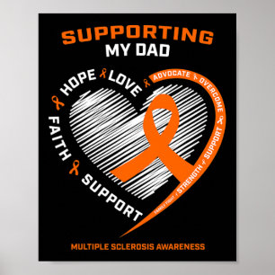 Father Ms Gifts Products Dad Multiple Sclerosis Aw Poster