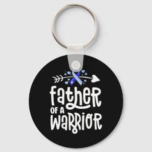 Father Of A Warrior Hydrocephalus Awareness Family Key Ring