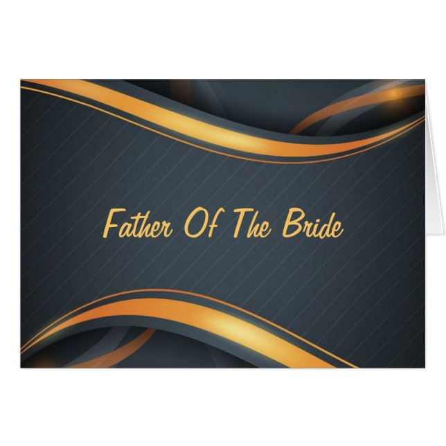 Father Of Bride (blk/gld) (Front Horizontal)