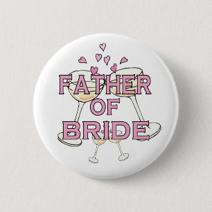 Father of Bride ID 6 Cm Round Badge