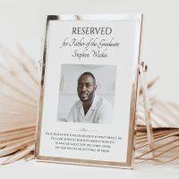 Father of Graduate Poem With Photo Memorial