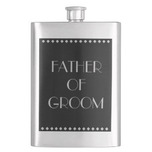Father of Groom Classic Flask