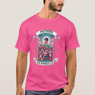 Father of Pitbulls, Pitbull Dad, Pet Owner Tarot R T-Shirt