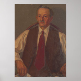 Father of the Artist – Kulhanek Portrait (1942) Poster