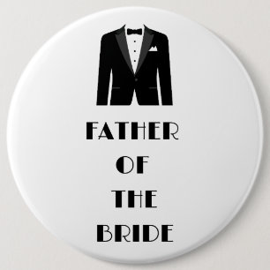 Father of the Bride 6 Cm Round Badge