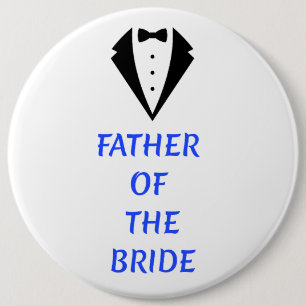 Father of the Bride 6 Cm Round Badge