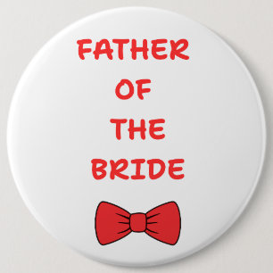 Father of the Bride 6 Cm Round Badge