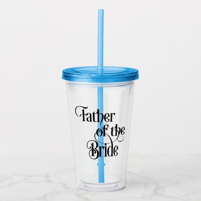 Father of the Bride Acrylic Tumbler (Front)