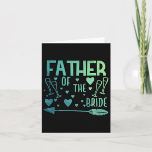 Father Of The Bride And Groom Tees Wedding Anniver Card