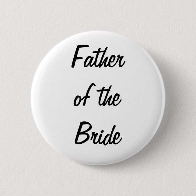 Father of the Bride Badge (Front)