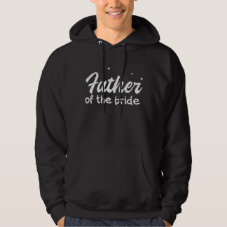 Father of the Bride Black Hoodie