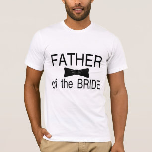Father Of The Bride Bowtie T-Shirt