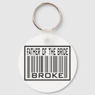 Father of the Bride Broke Key Ring
