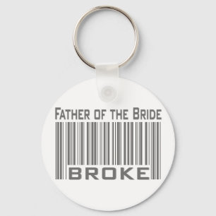 Father of the Bride Broke Key Ring