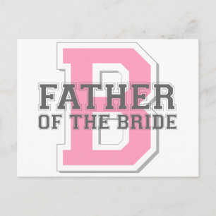Father of the Bride Cheer Postcard