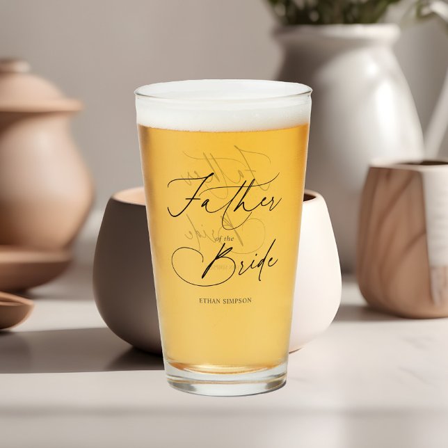 Father Of The Bride Chic Glass (Creator Uploaded)