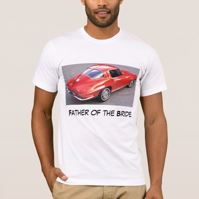 Father of the Bride Corvette T-Shirt (Front)