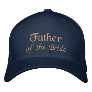 Father of the Bride Embroidered Hat