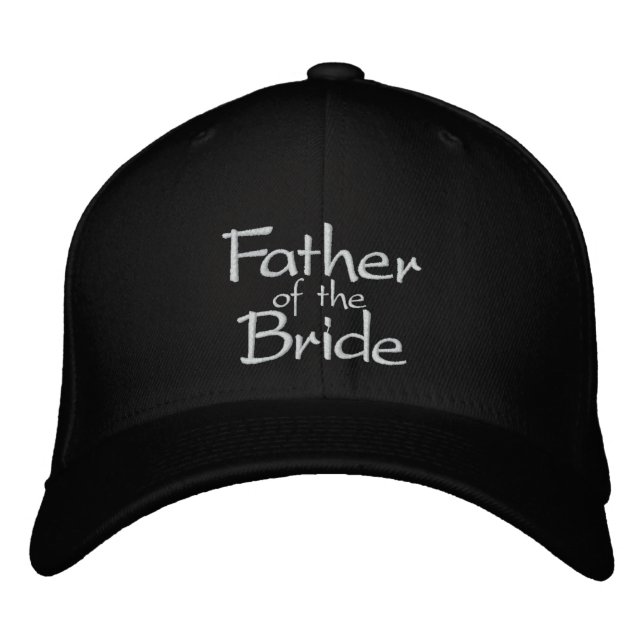 Father of the Bride Embroidered Hat (Front)