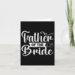 Father Of The Bride Funny Wedding Bachelor Party  Card