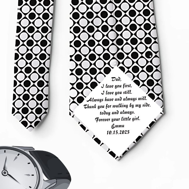 Father of the Bride Gift from Bride Tie (Creator Uploaded)