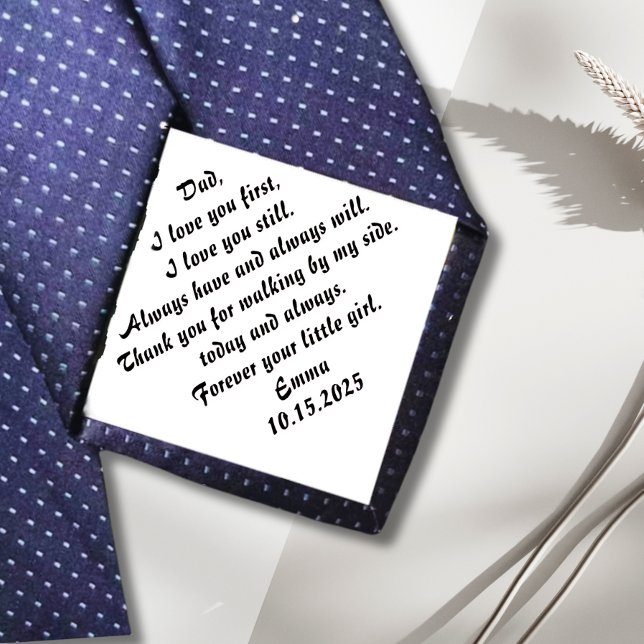 Father of the Bride Gift from Bride Tie (Creator Uploaded)