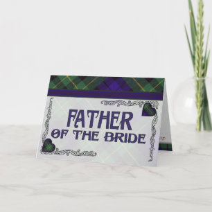 Father of the Bride Invitation - Barclay Tartan