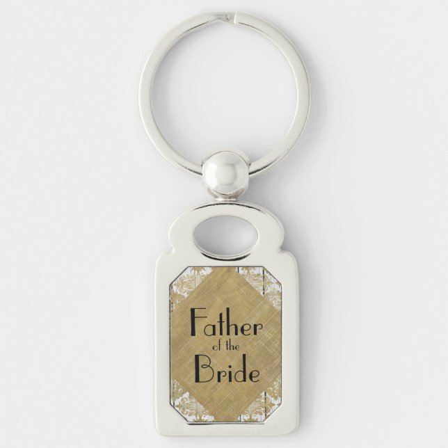 Father of the Bride Key Ring (Front)